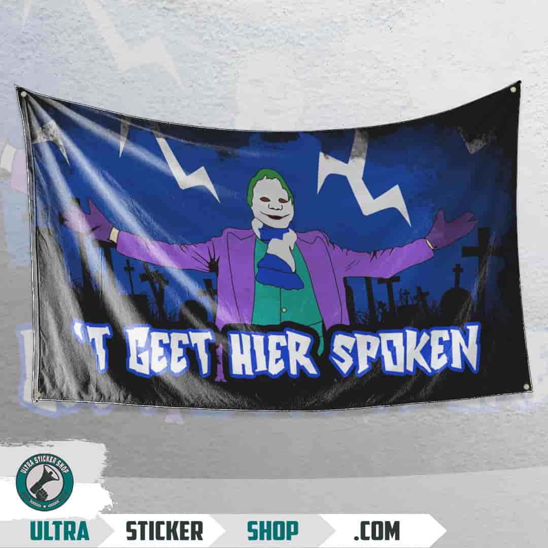 't geet hier spoken Vlag