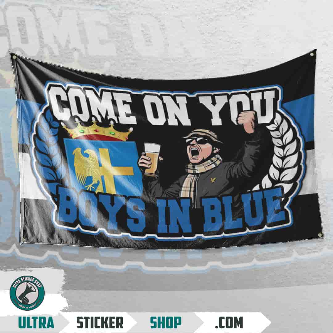 Come on you boys in blue Vlag