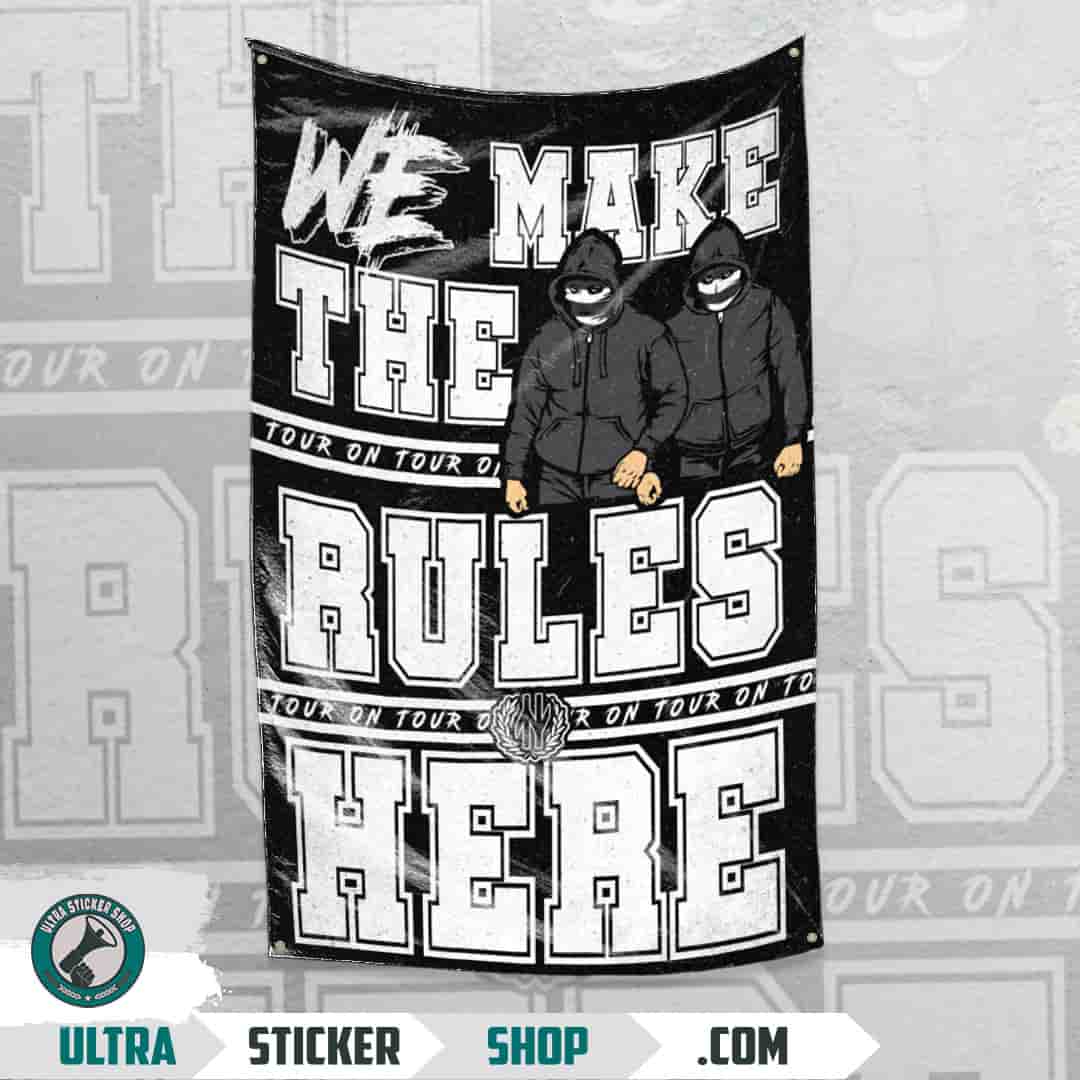 We make the rules here Vlag
