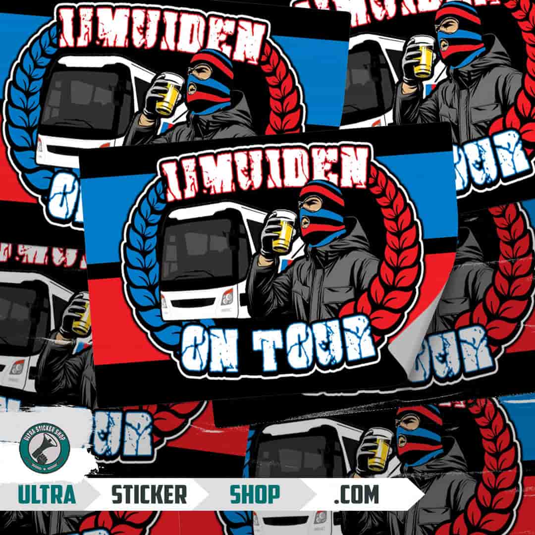 IJmuiden on tour Stickers