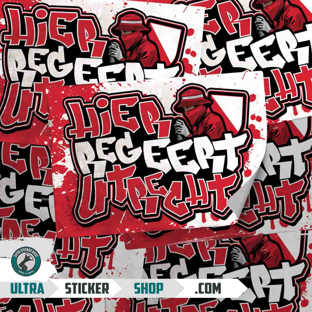 Hier regeert Utrecht Stickers