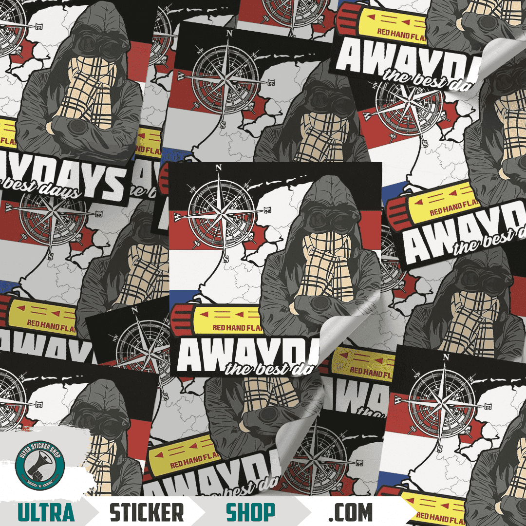 Awaydays the best days Stickers
