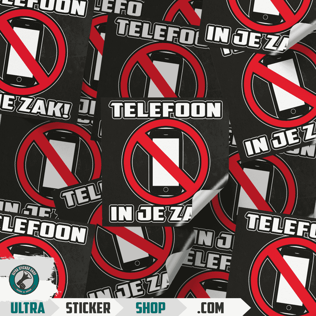 Telefoon in je zak! Stickers