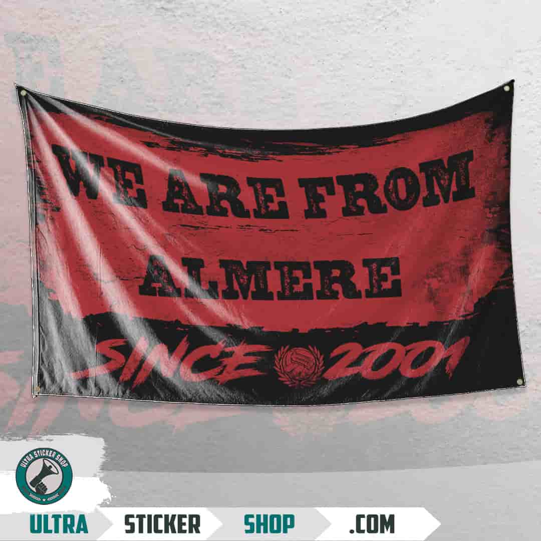 We are from Almere since 2001 Vlag