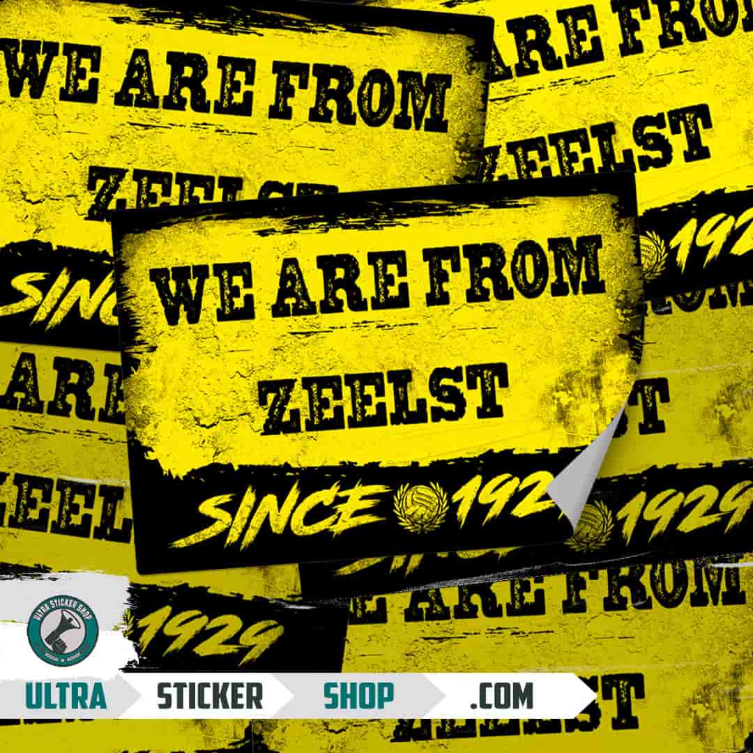 We are from Zeelst since 1929 Stickers