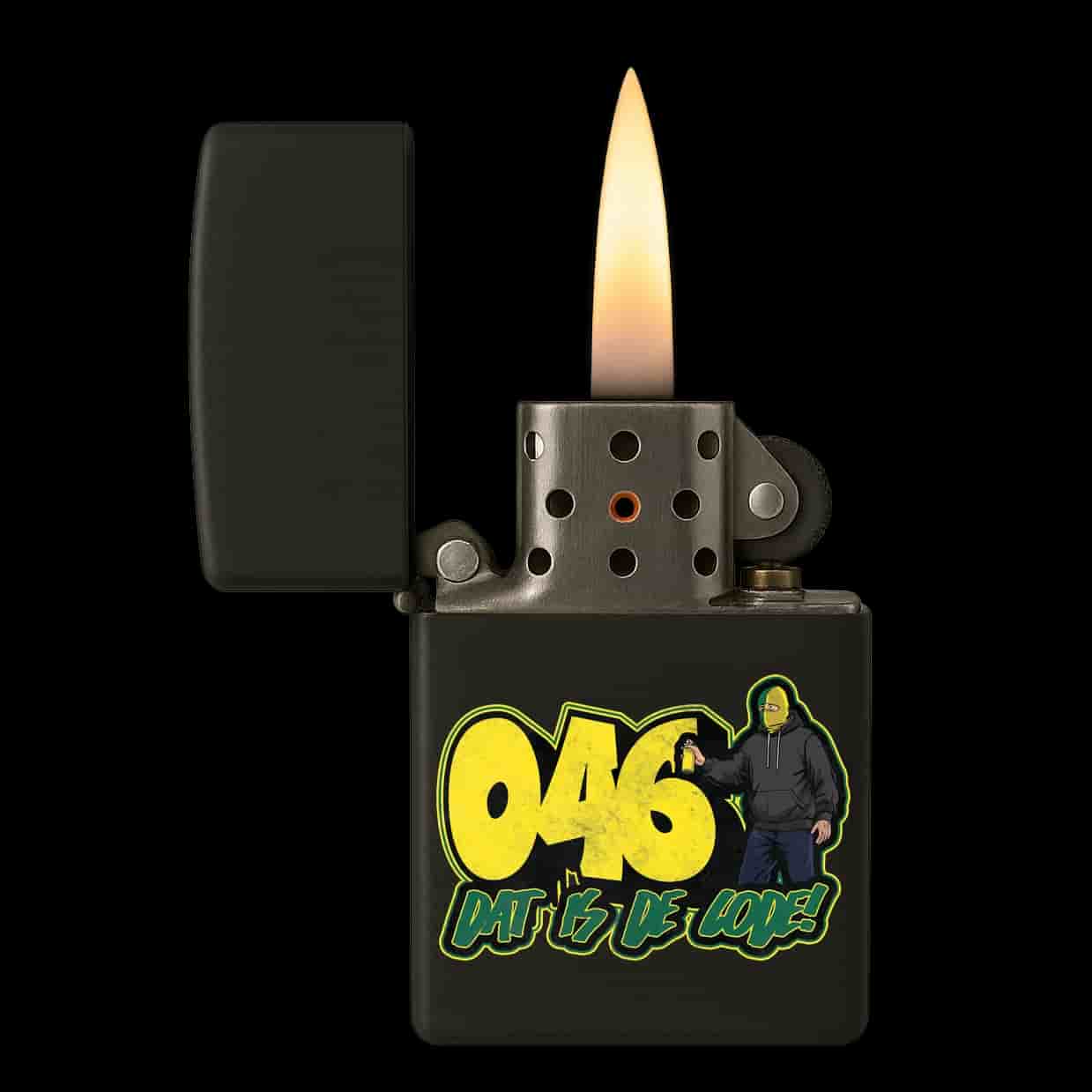 046 dat is de code! Aansteker