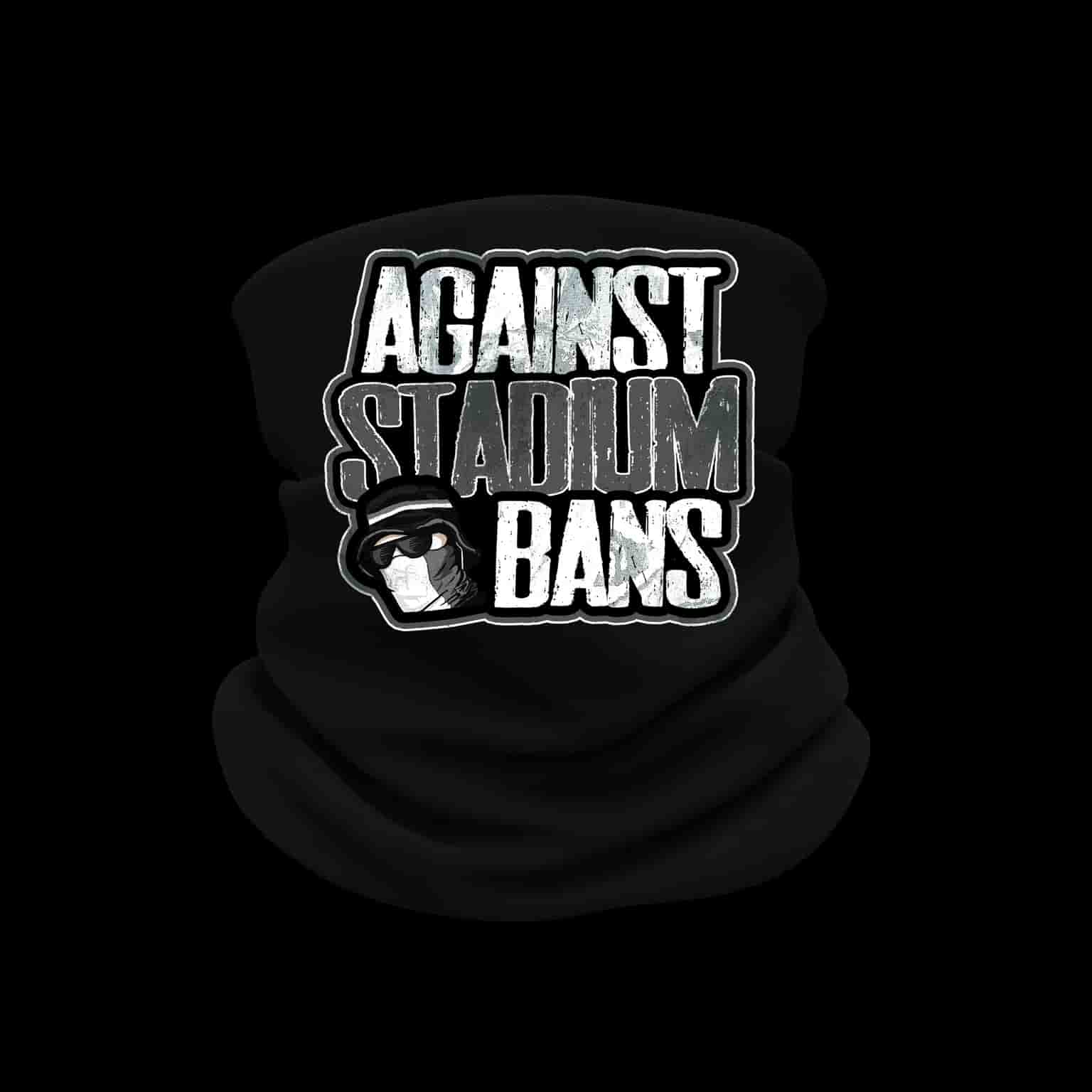 Against stadium bans! Nekwarmer