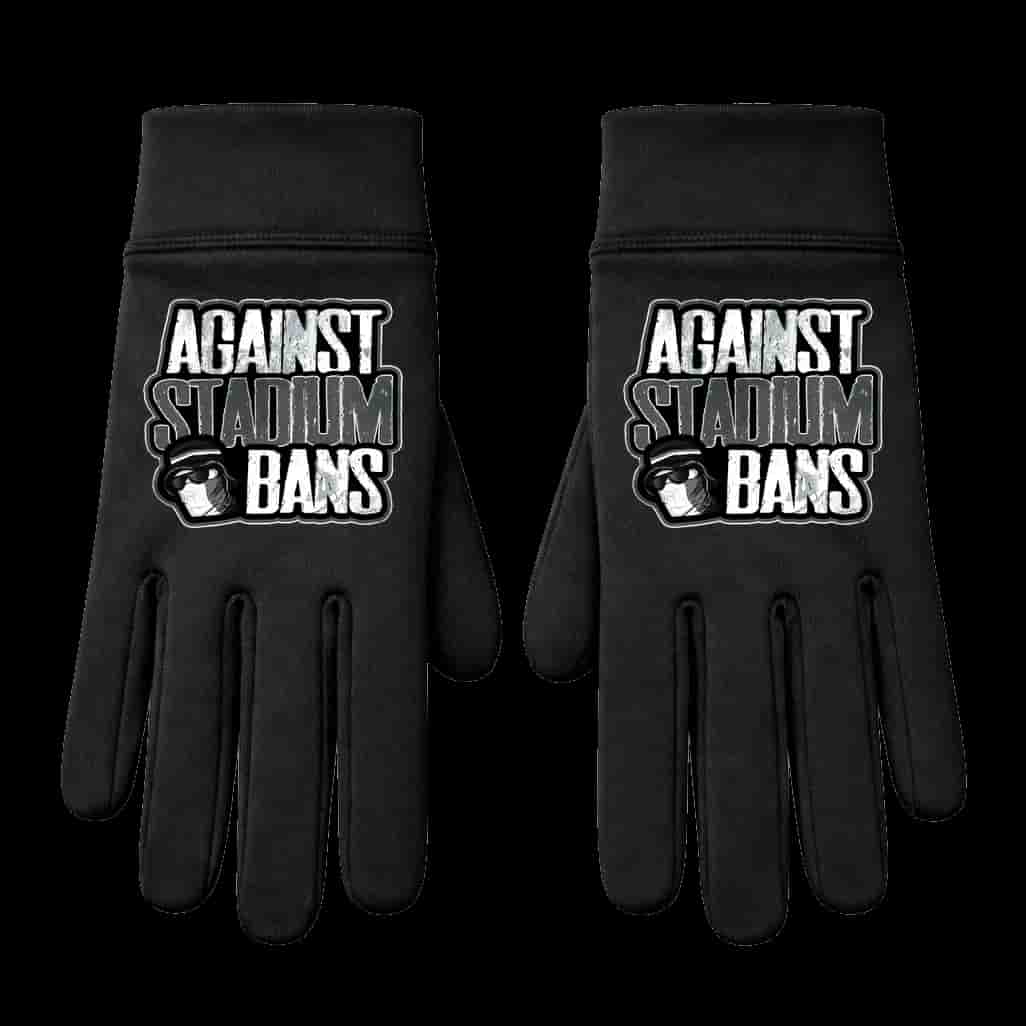 Against stadium bans! Handschoenen