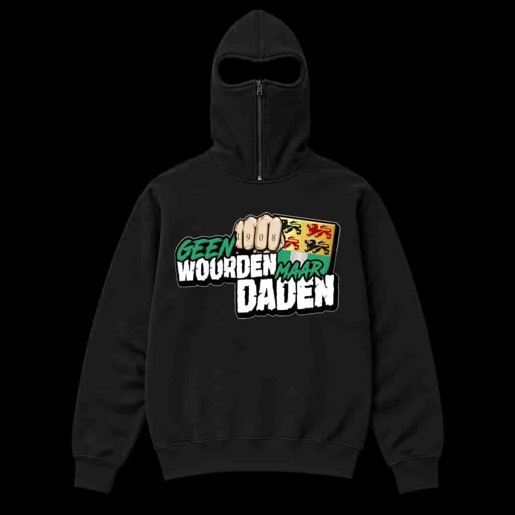 Geen woorden maar daden Ninja Hoodie