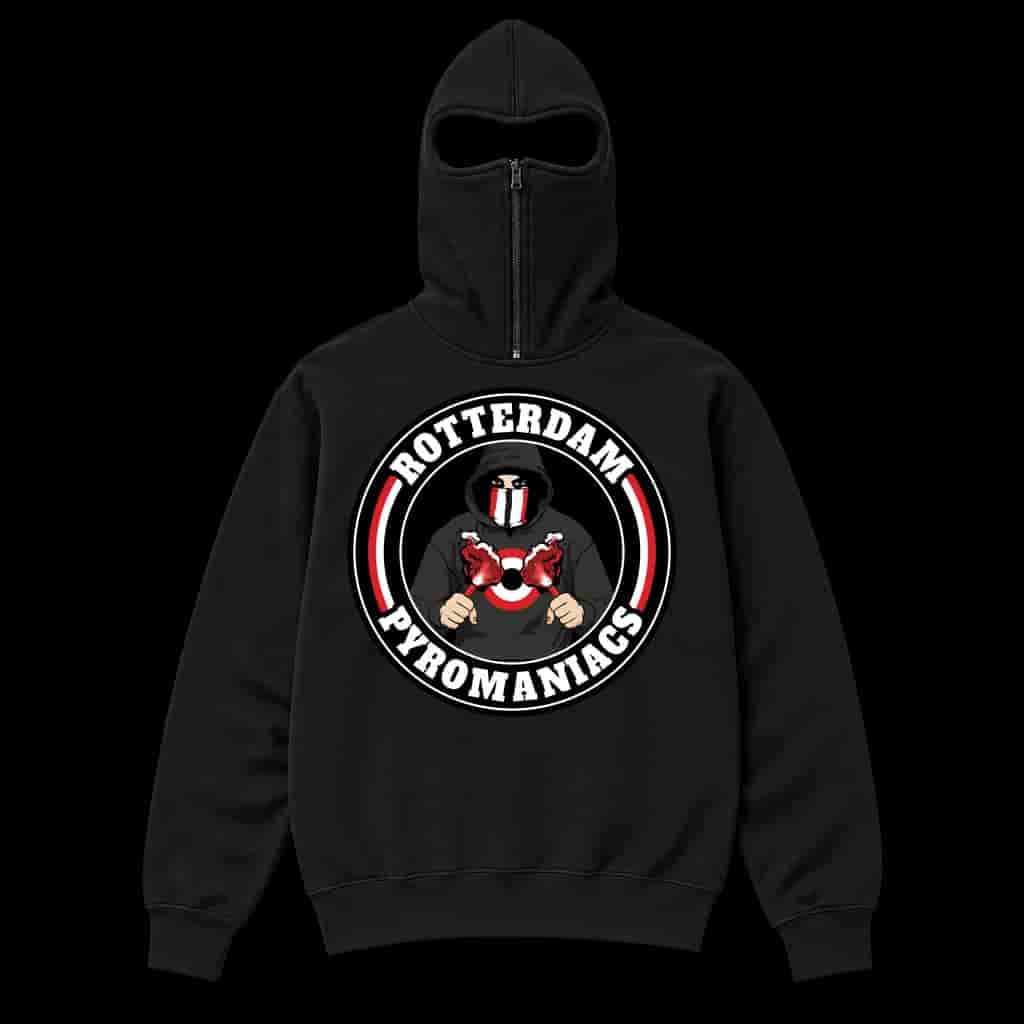 Rotterdam Pyromaniacs Ninja Hoodie