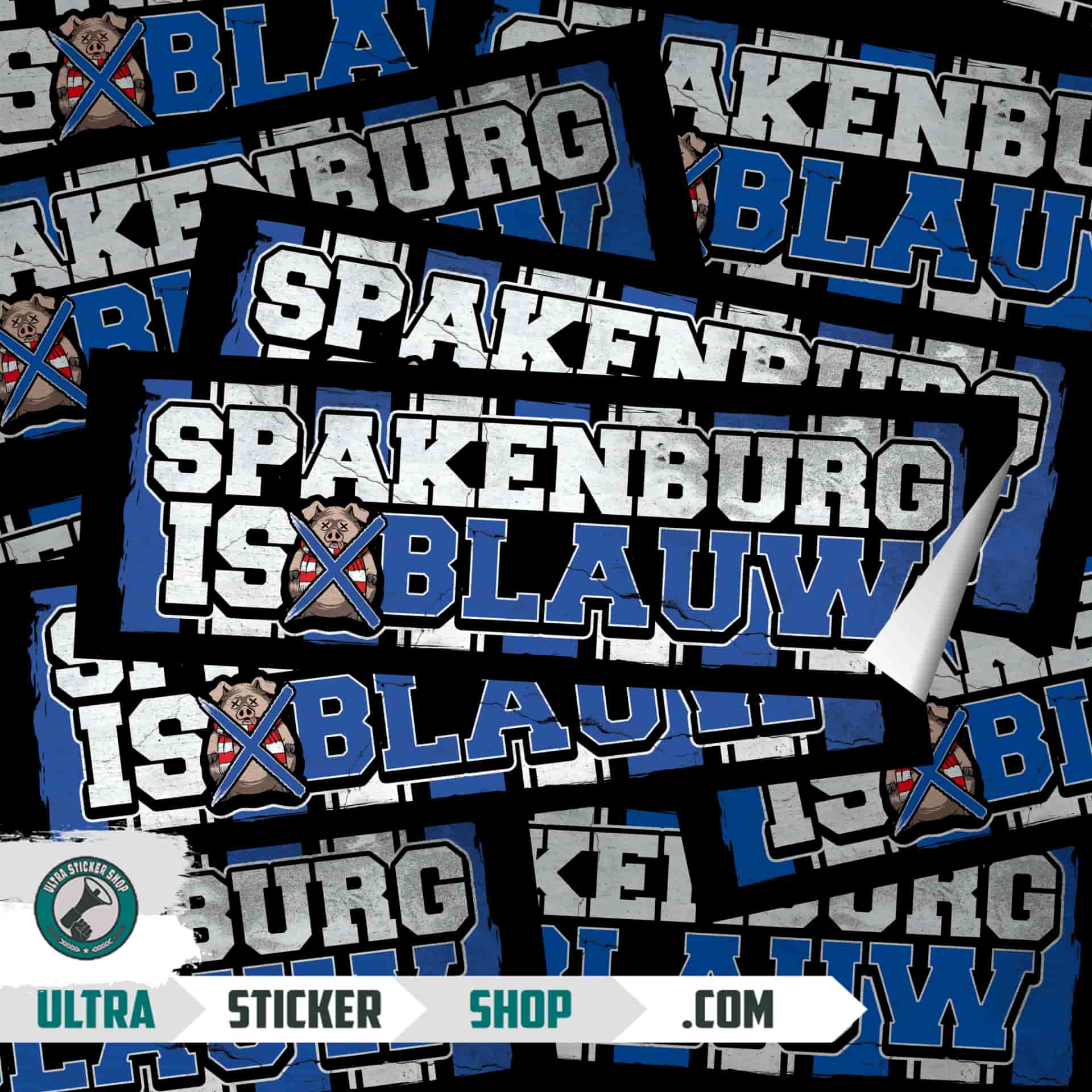 Spakenburg is blauw! Stickers