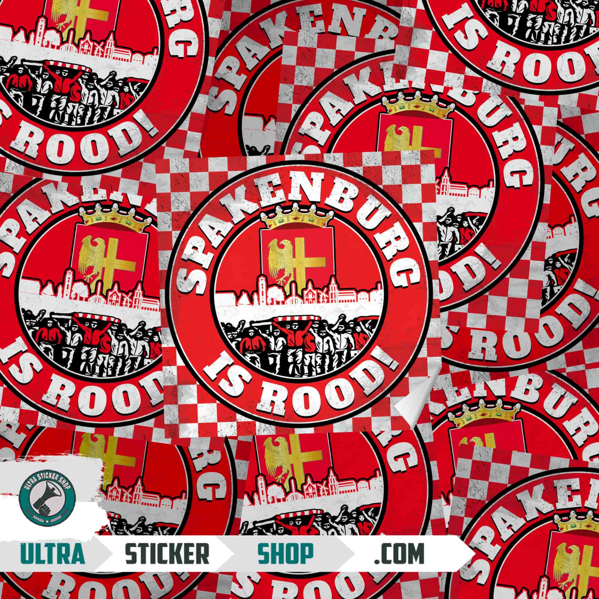 Spakenburg is rood Stickers