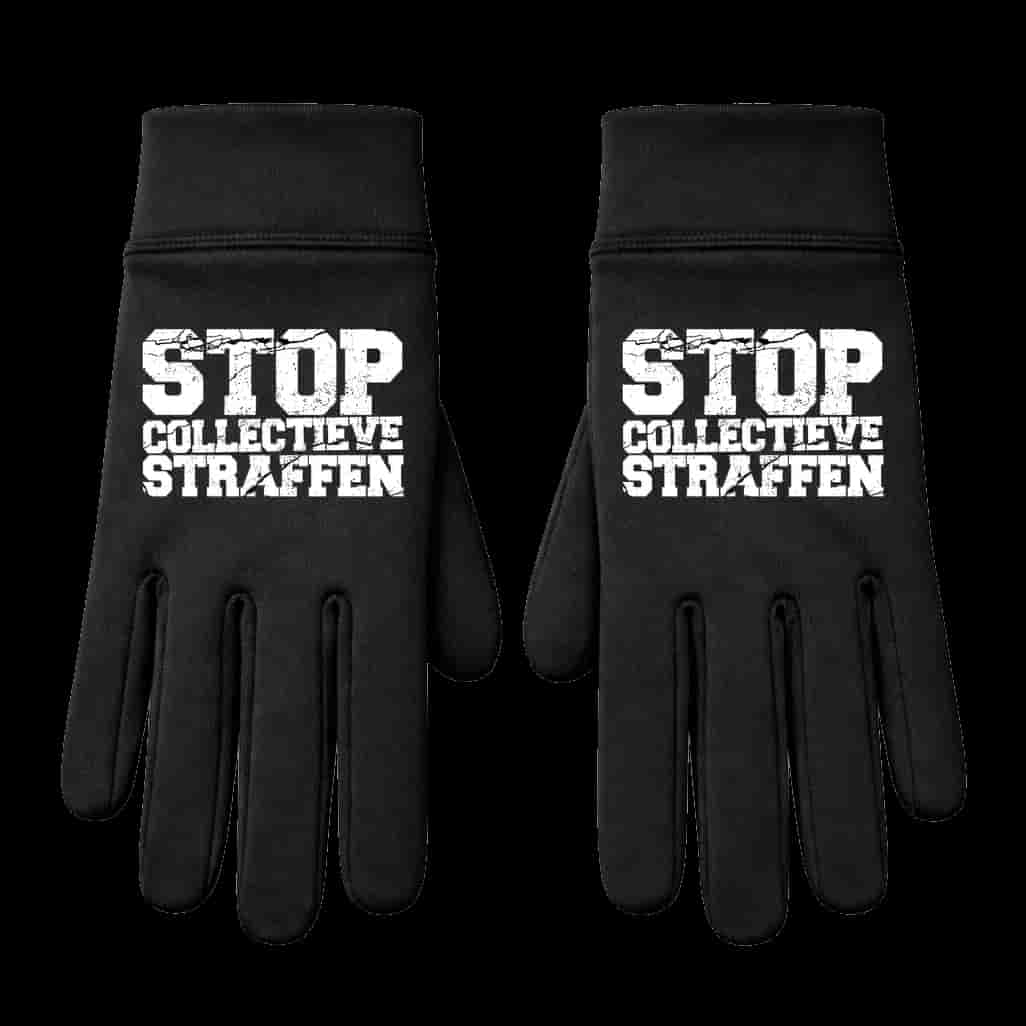 Stop collectieve straffen Handschoenen