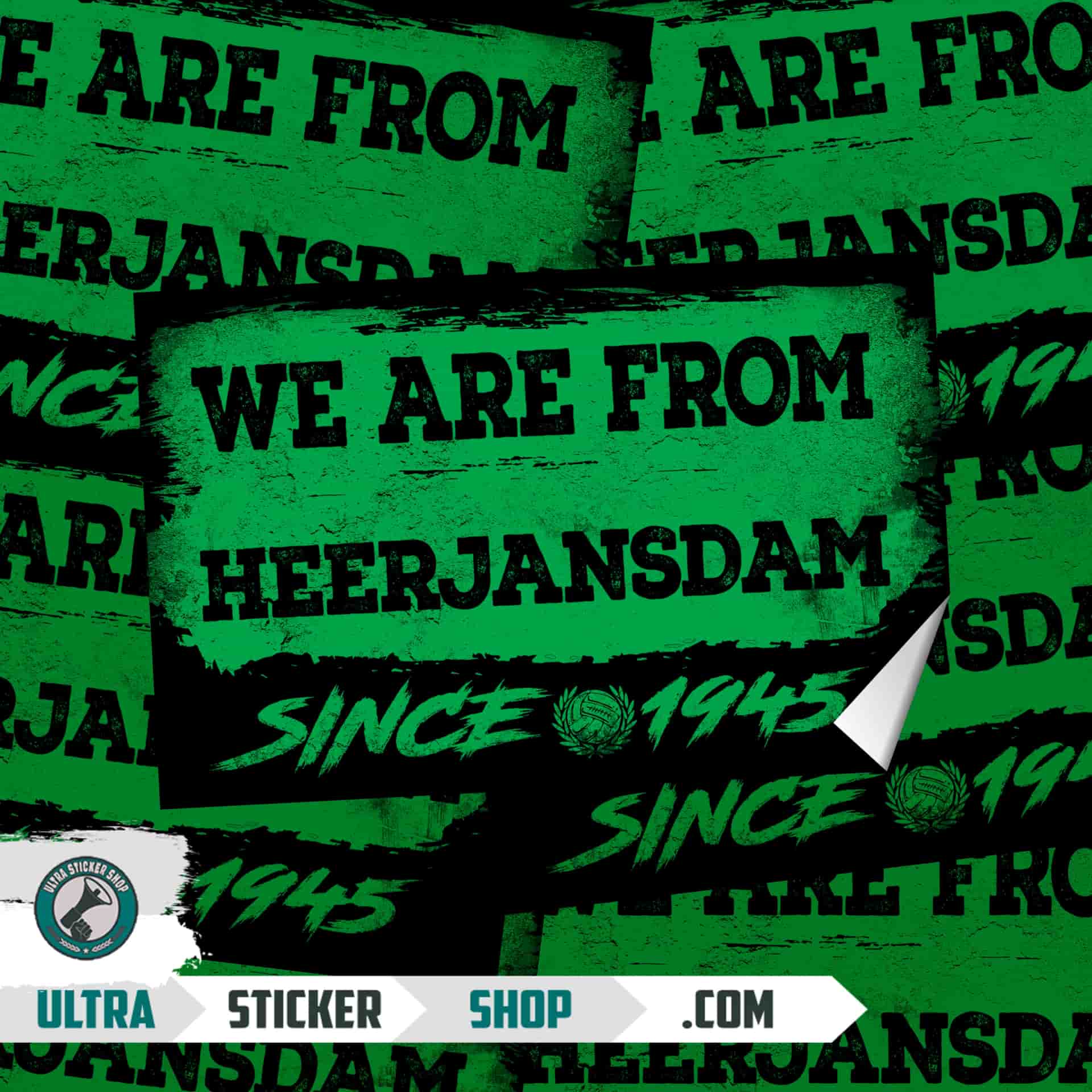 We Are From Heerjansdam 1945 Stickers