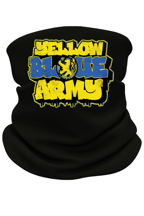 Yellow Blue Army Nekwarmer