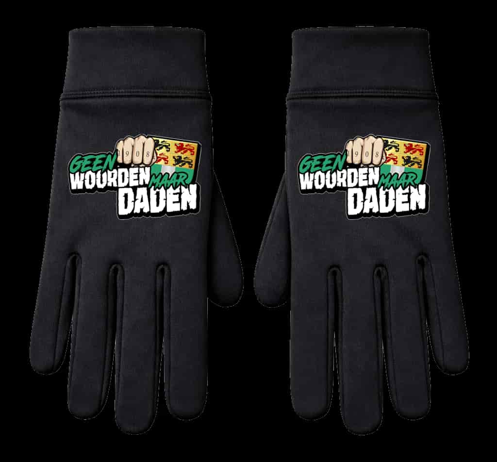 Geen woorden maar daden Handschoenen