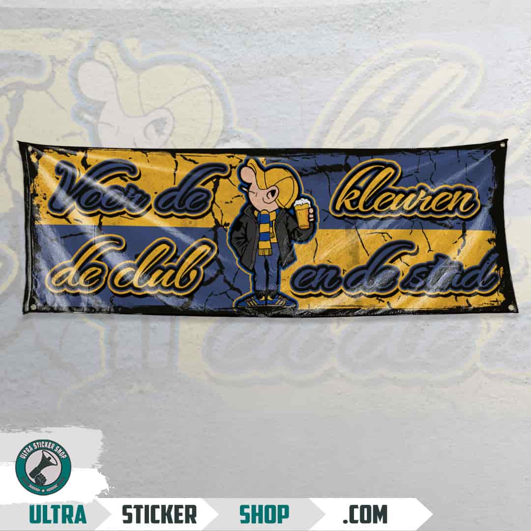 Voor de kleuren de club en de stad Vlag