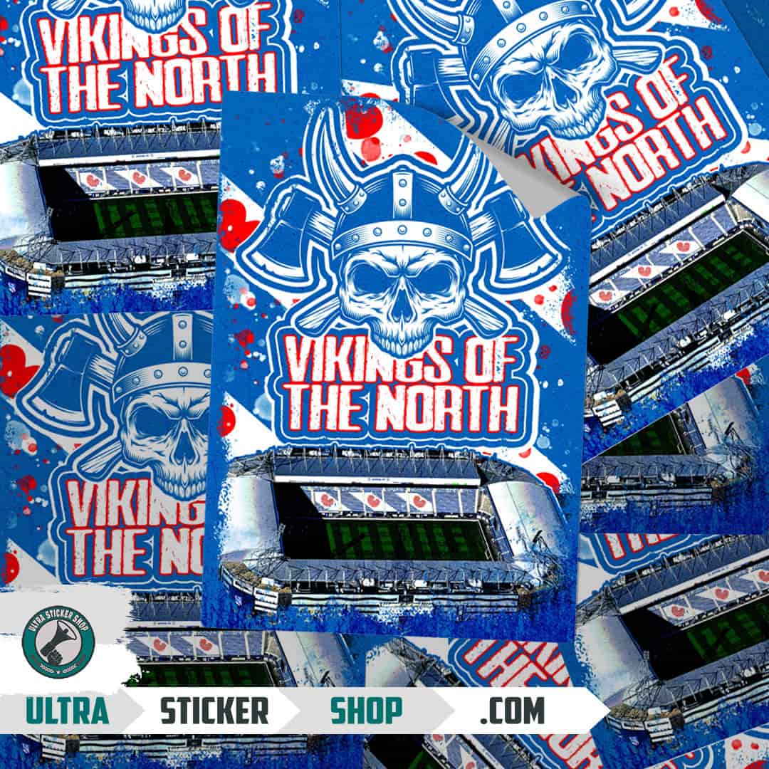 Vikings of the north Stickers