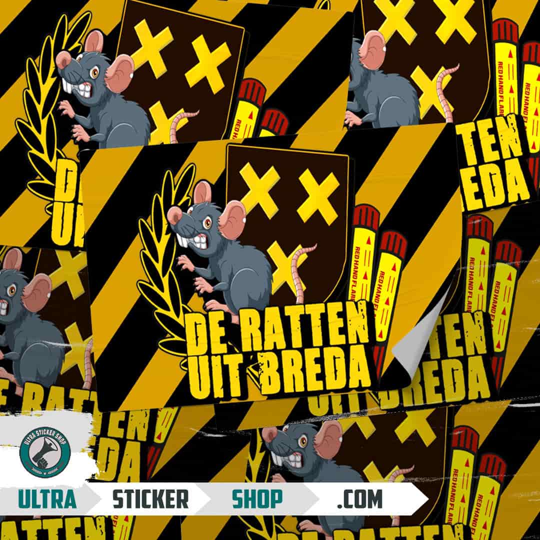 De ratten uit Breda Stickers