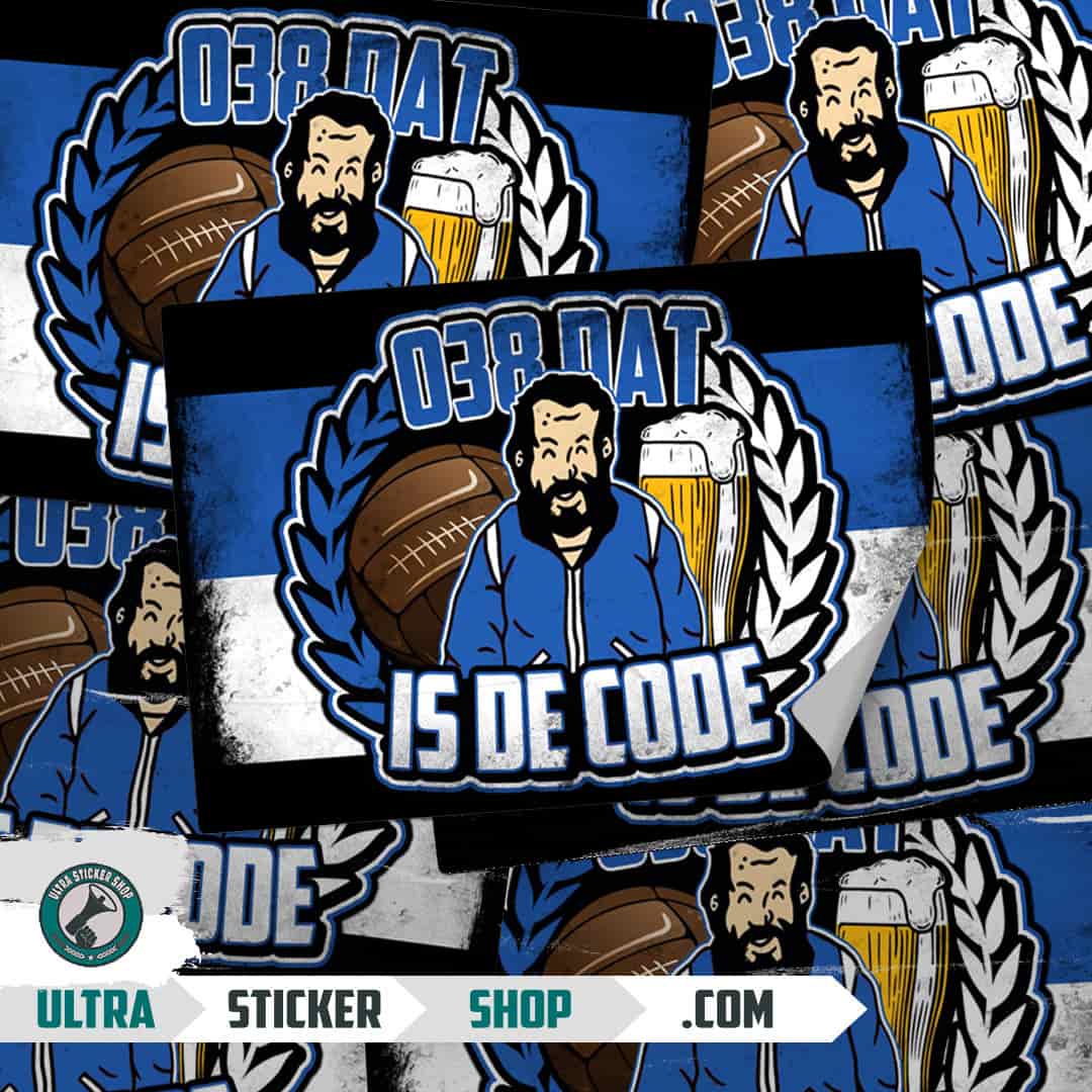 038 Dat is de code Stickers