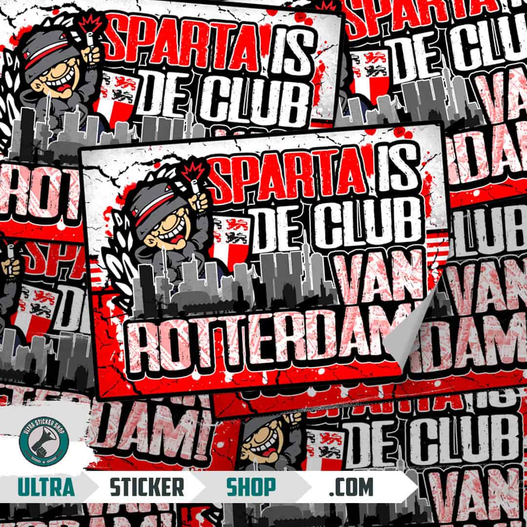 Sparta is de club van Rotterdam Stickers