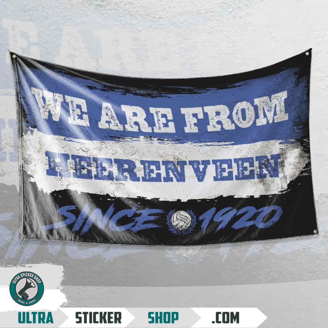 We are from Heerenveen since 1920 Vlag