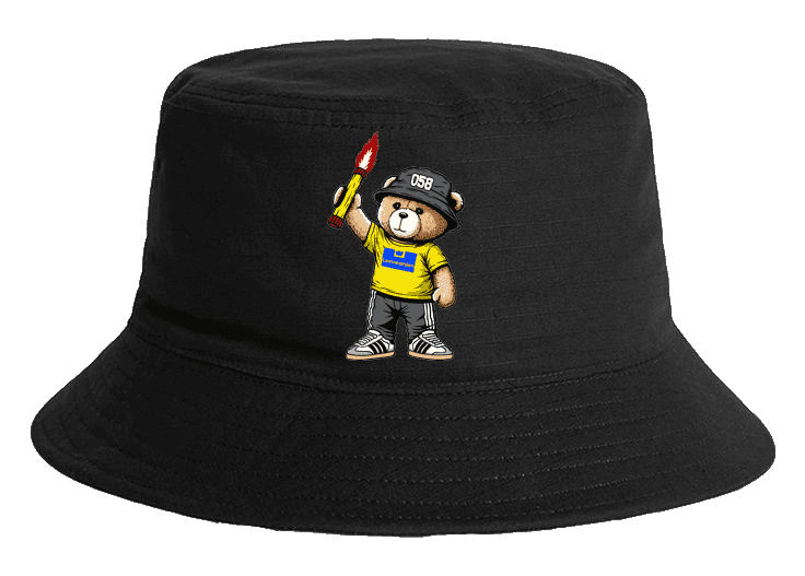 Leeuwarden 058 bear Bucket Hat