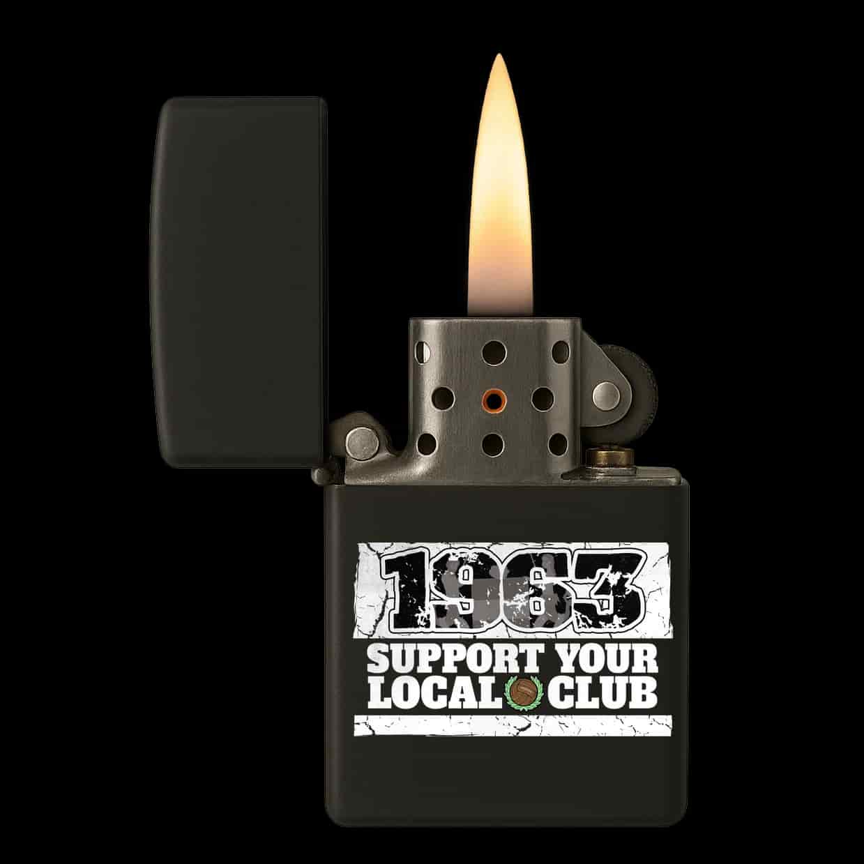 1963 support your local club Aansteker