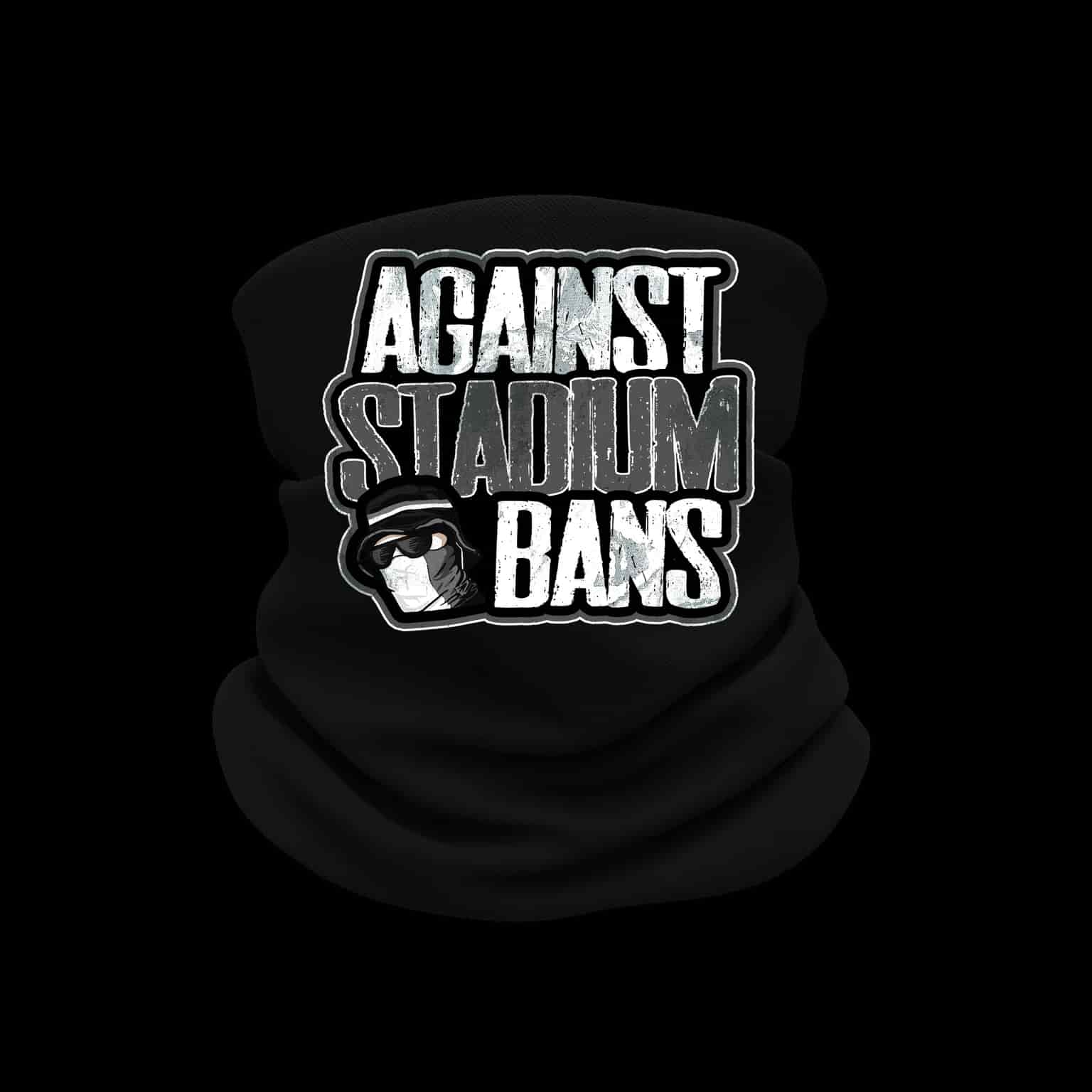 Against stadium bans! Nekwarmer