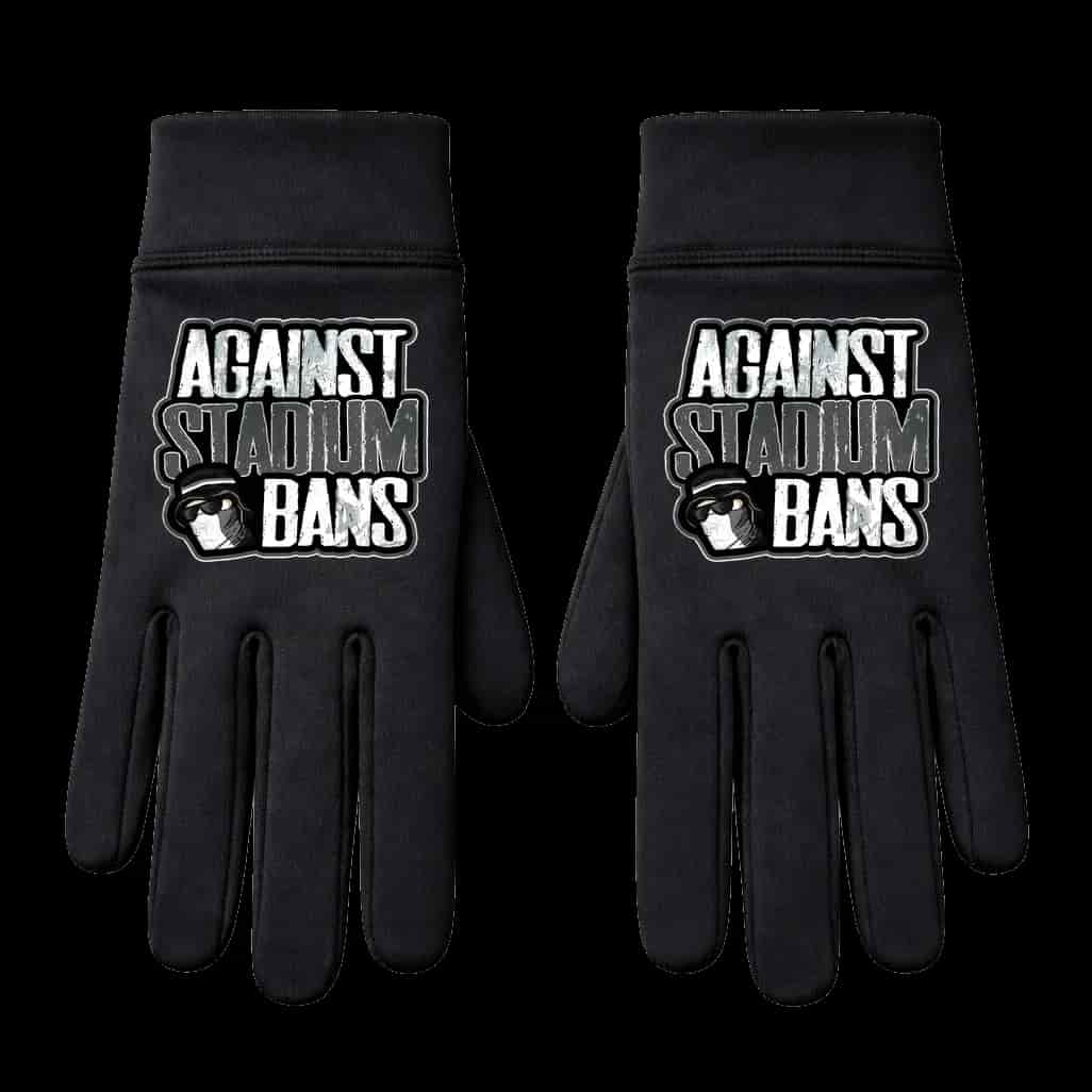 Against stadium bans! Handschoenen