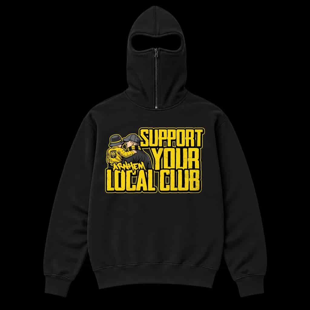 Arnhem support your local club Ninja Hoodie