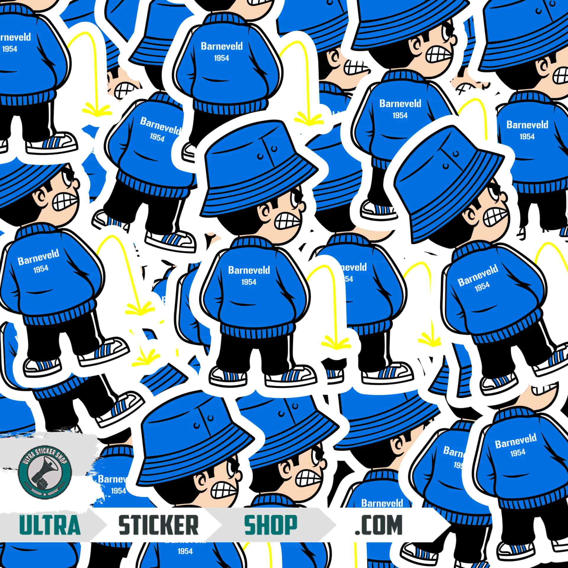 Barneveld 1954 Pee Kid Stickers