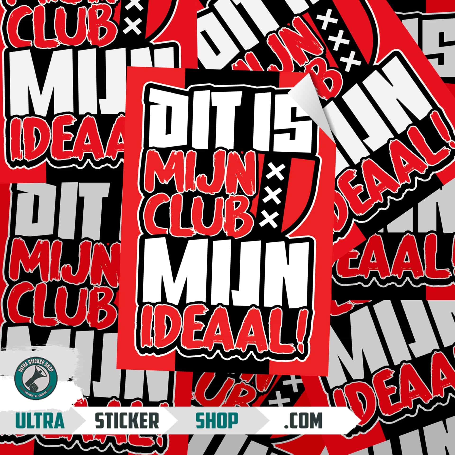 Dit is mijn club, mijn Ideaal Stickers