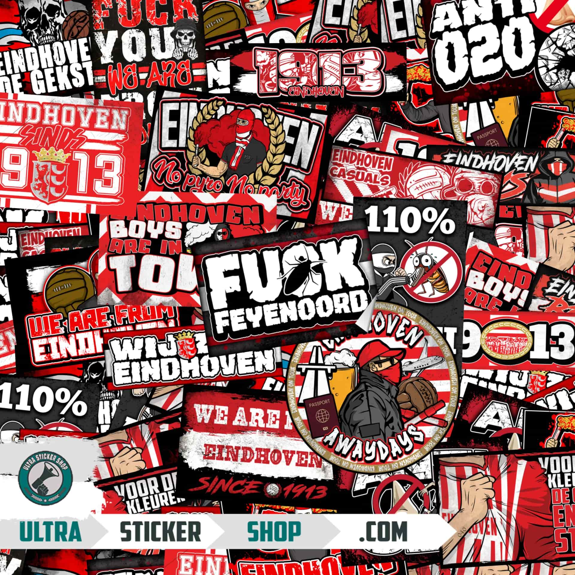 Eindhoven Sticker-Mix