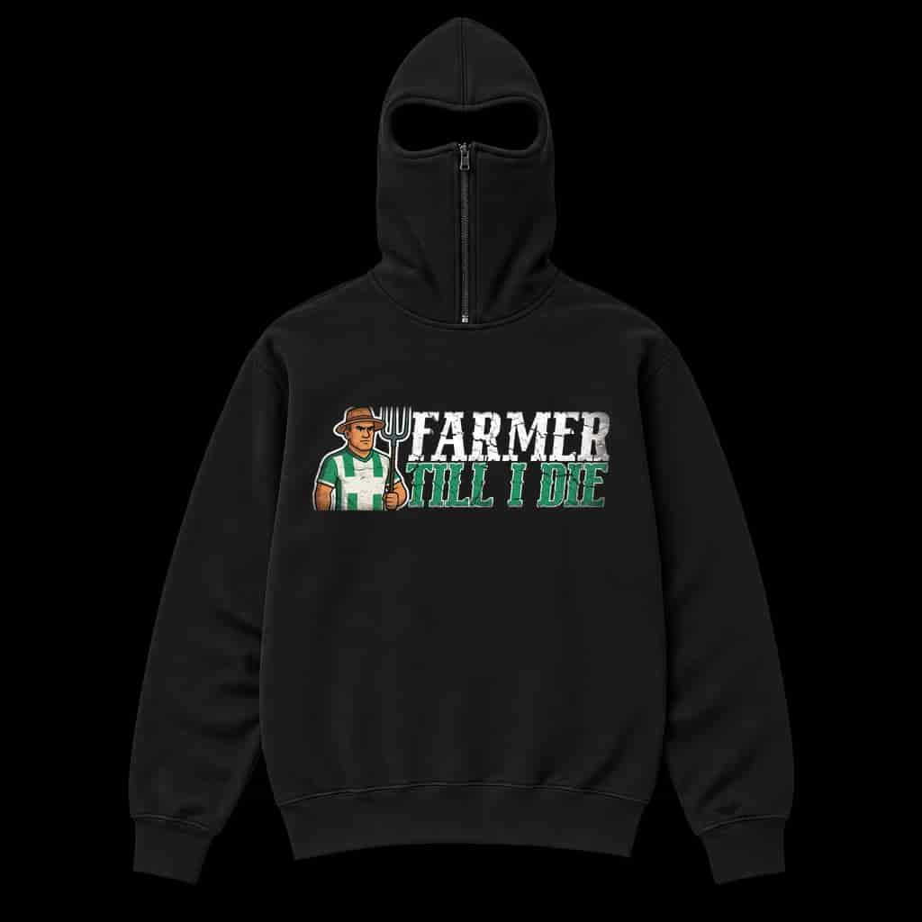 Farmer till I die Ninja Hoodie
