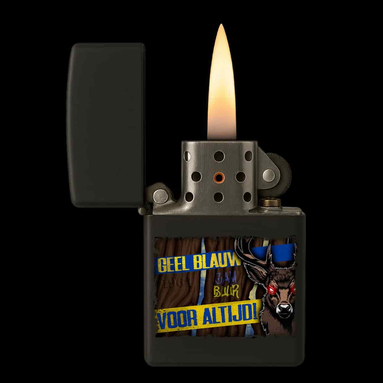 Geel blauw voor altijd Aansteker