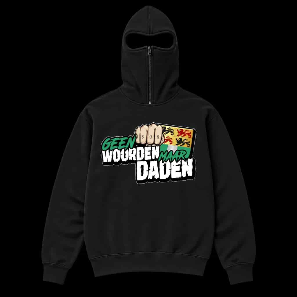 Geen woorden maar daden Ninja Hoodie