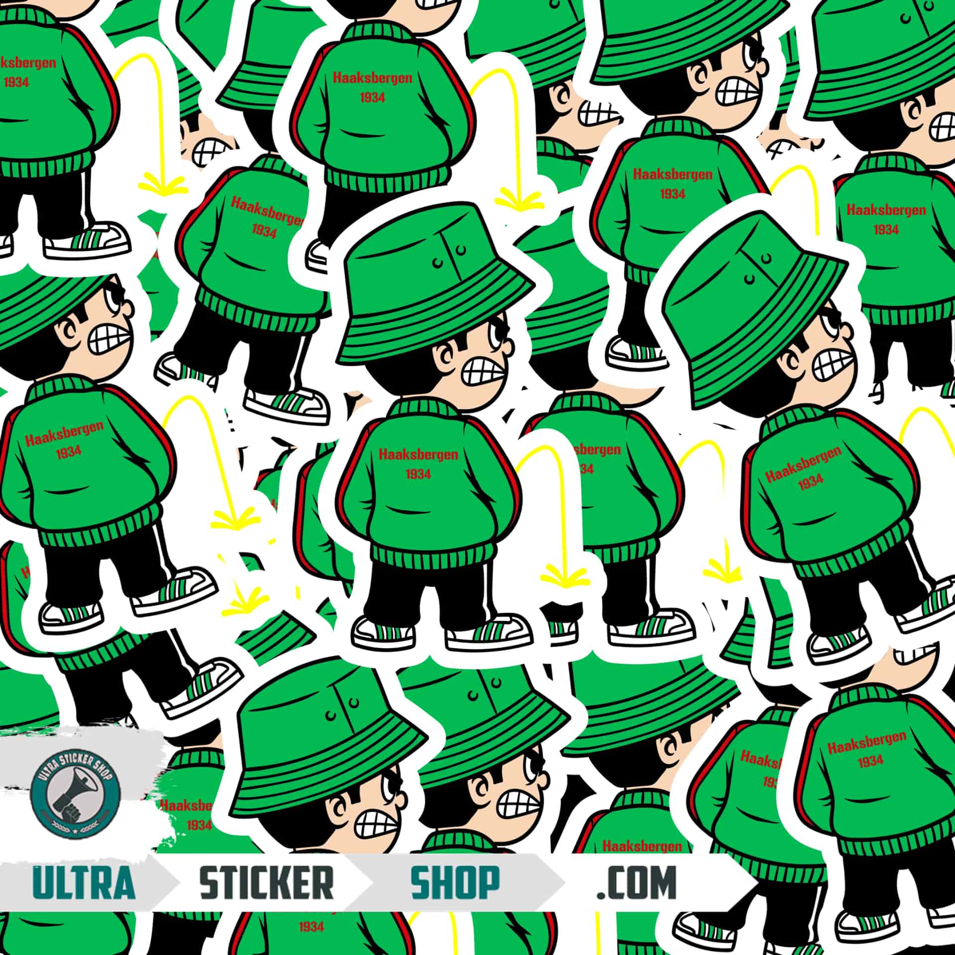 Haaksbergen 1934 Pee Kid Stickers