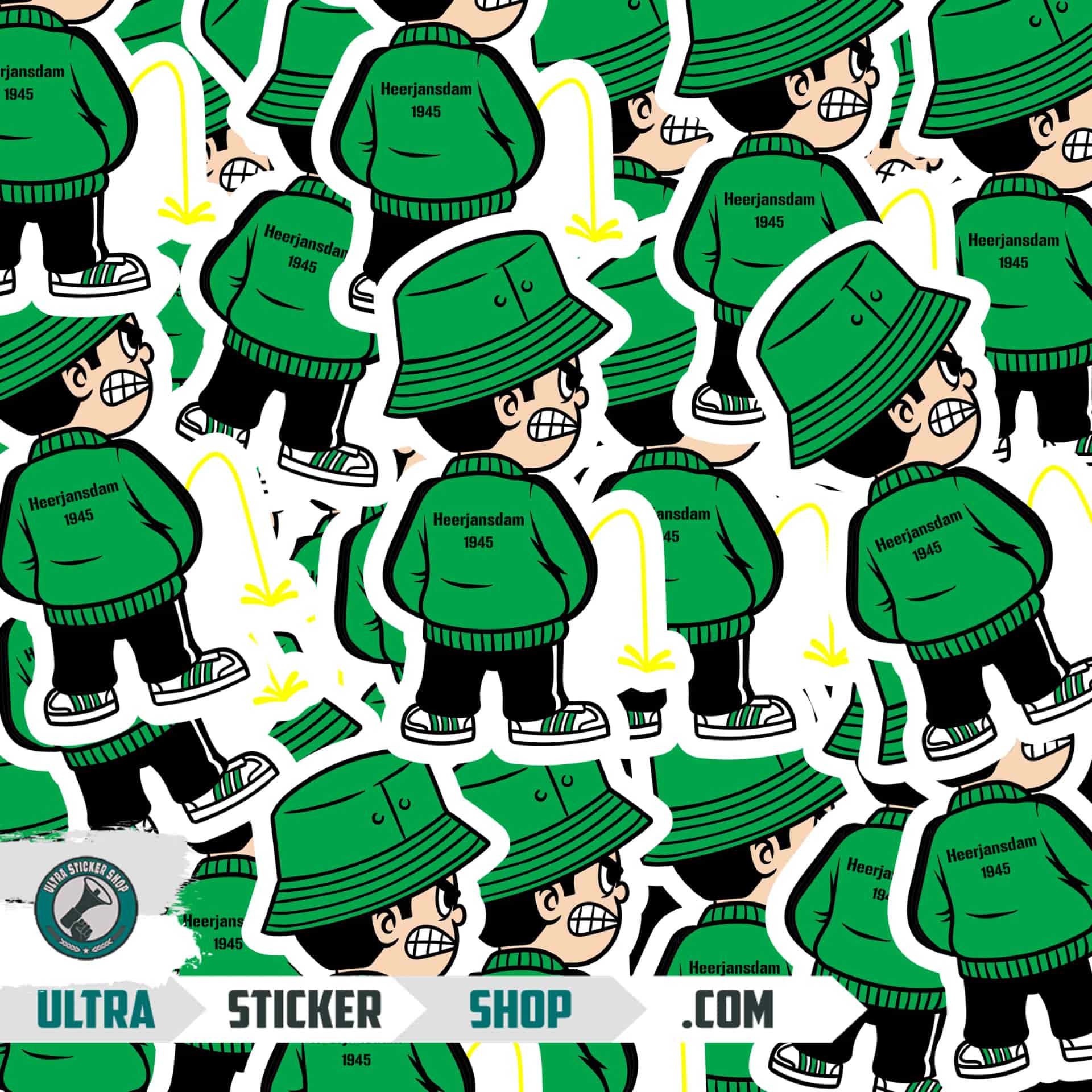 Heerjansdam 1945 Pee Kid Stickers