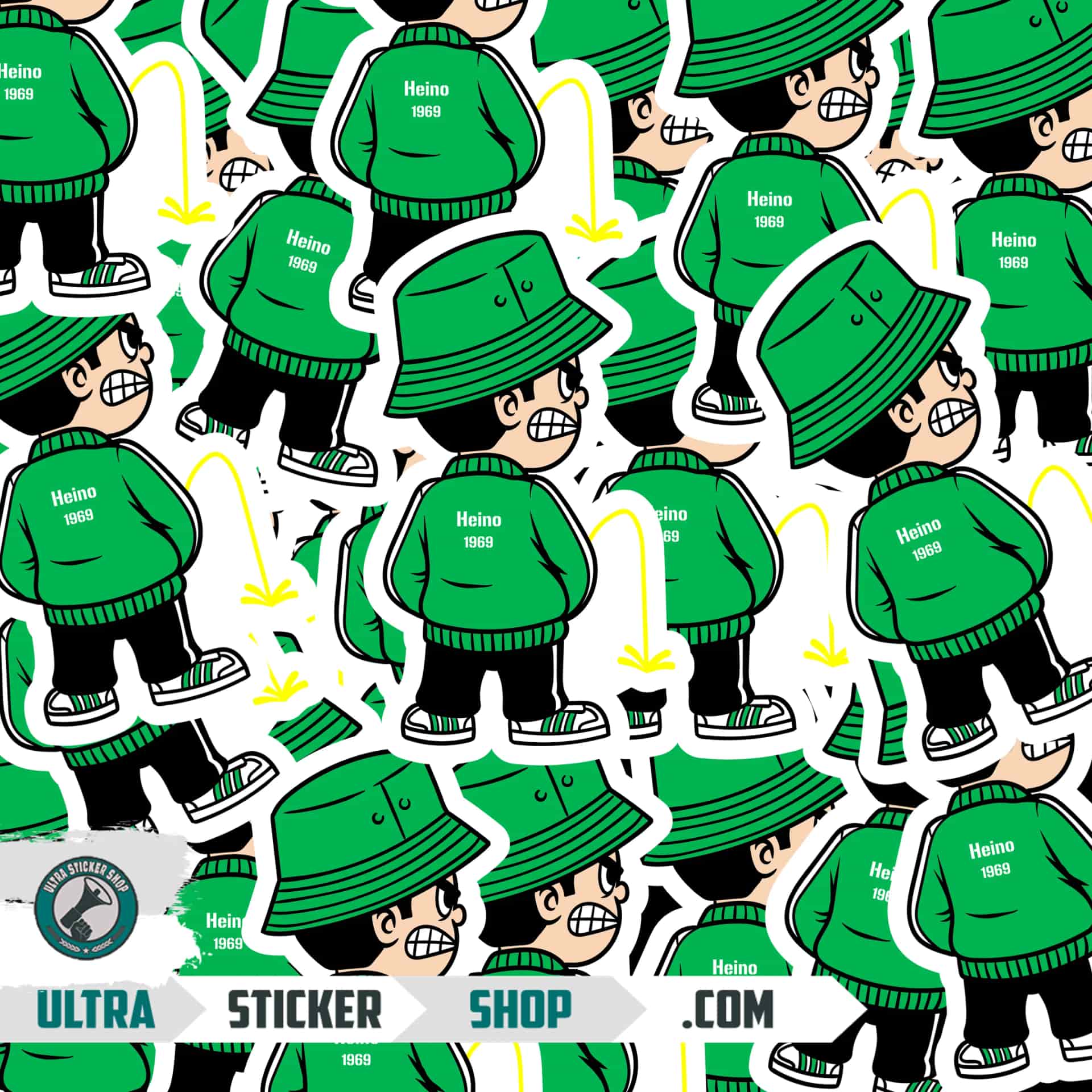 Heino 1969 Pee Kid Stickers