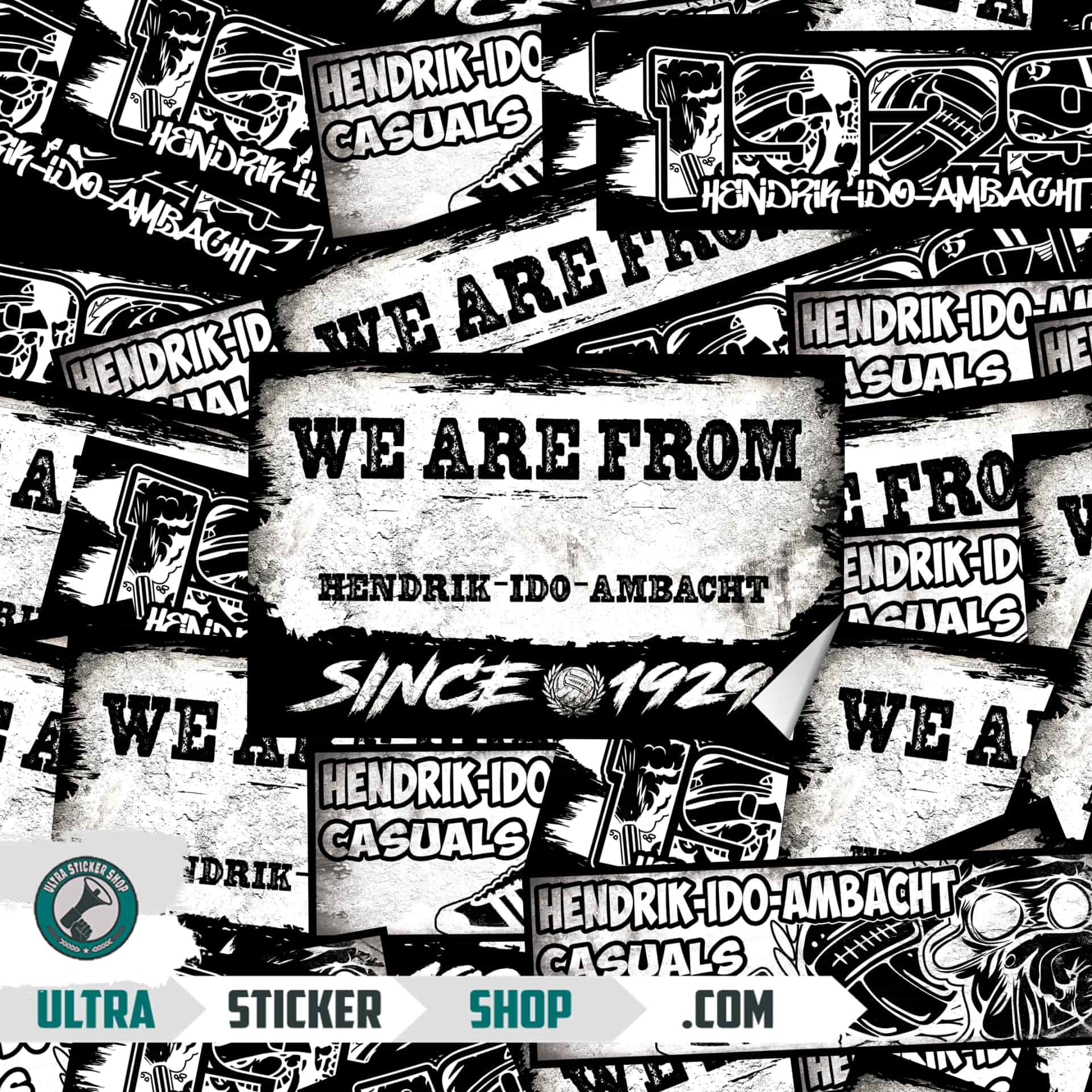 Hendrik-Ido-Ambacht Sticker-Mix