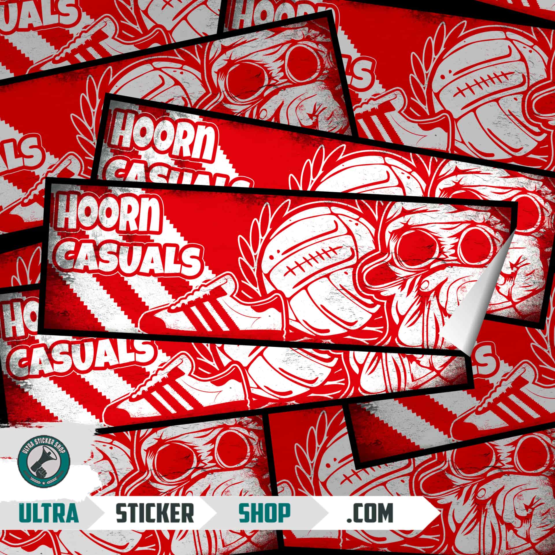 Hoorn casuals Stickers