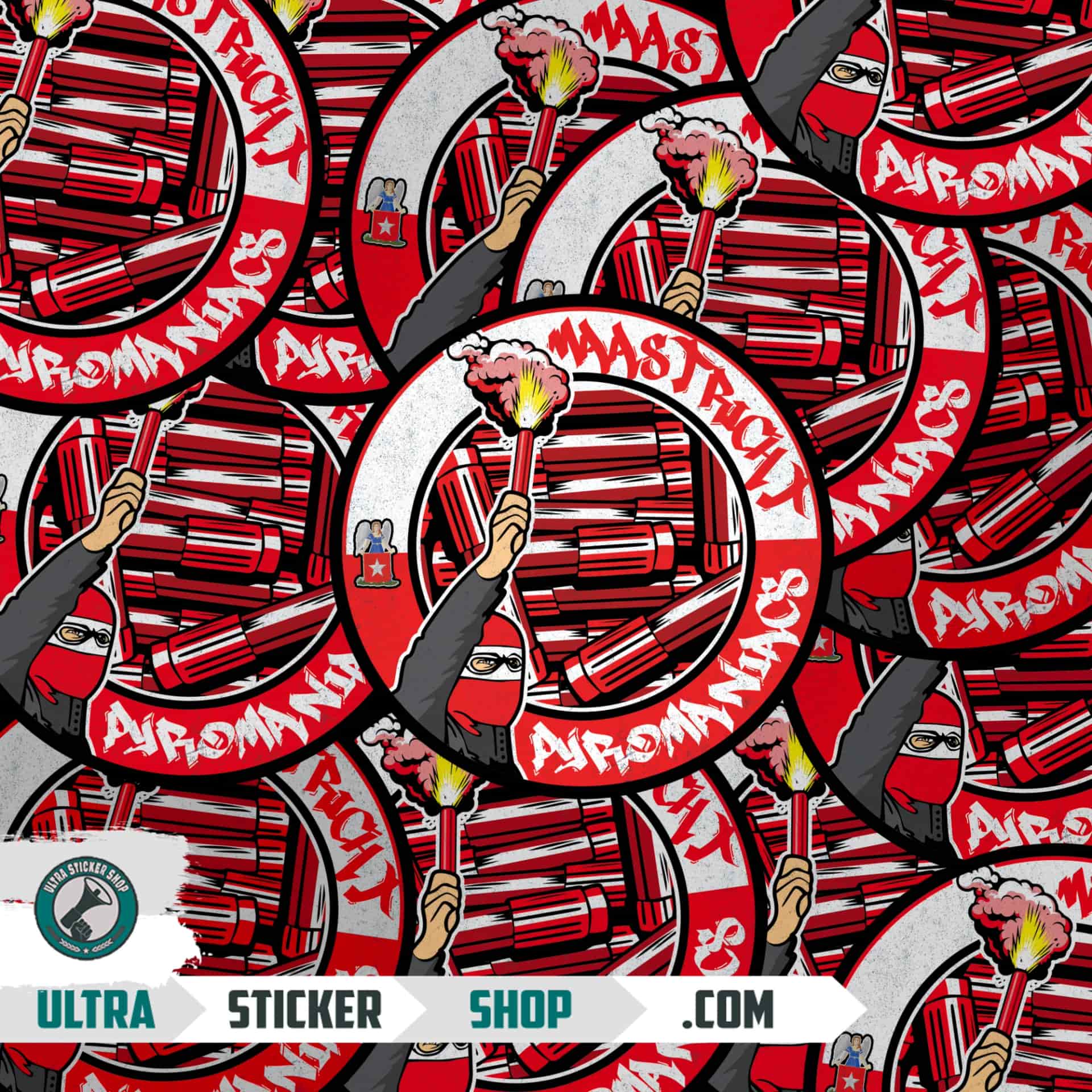 Maastricht pyromaniacs Stickers
