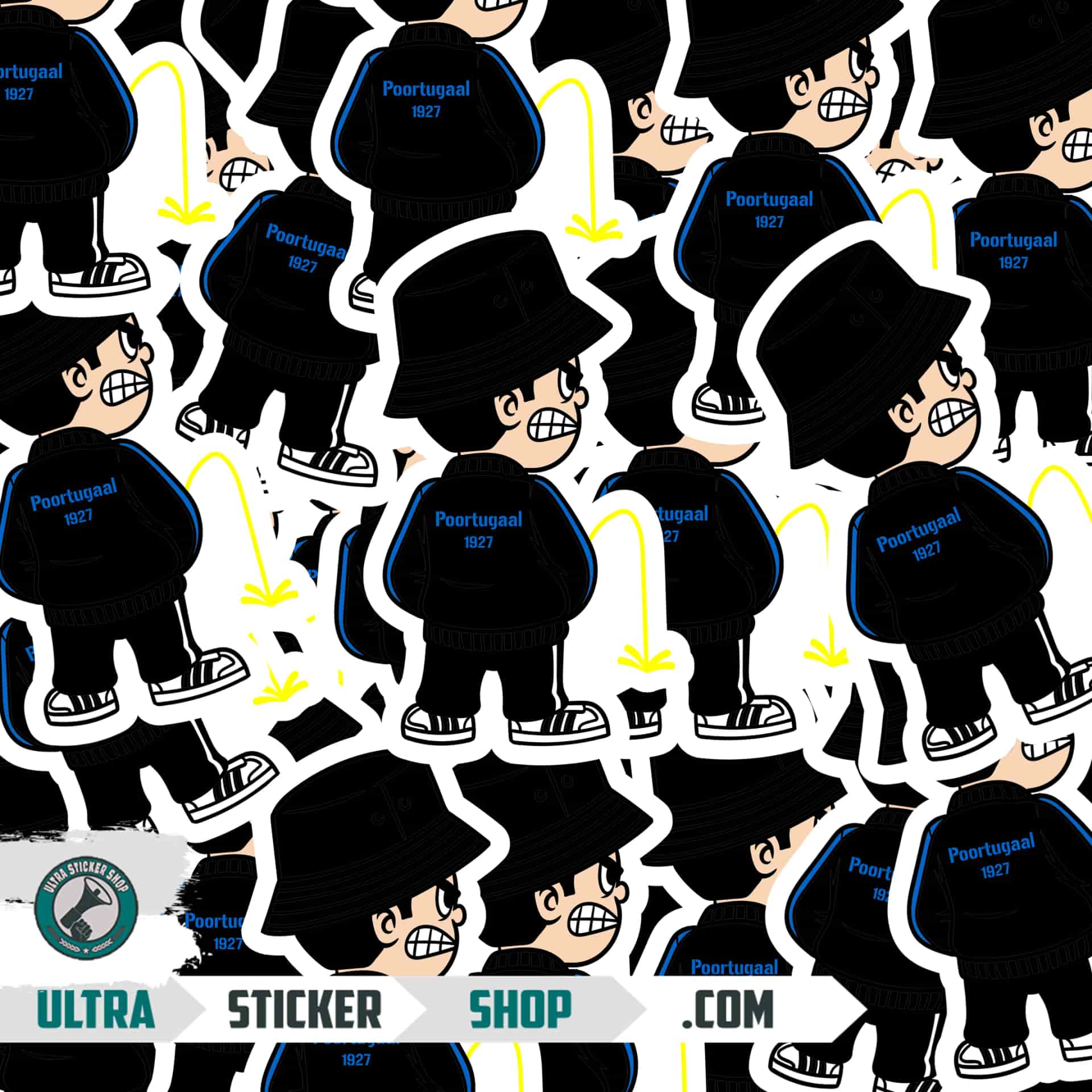 Poortugaal 1927 Pee Kid Stickers