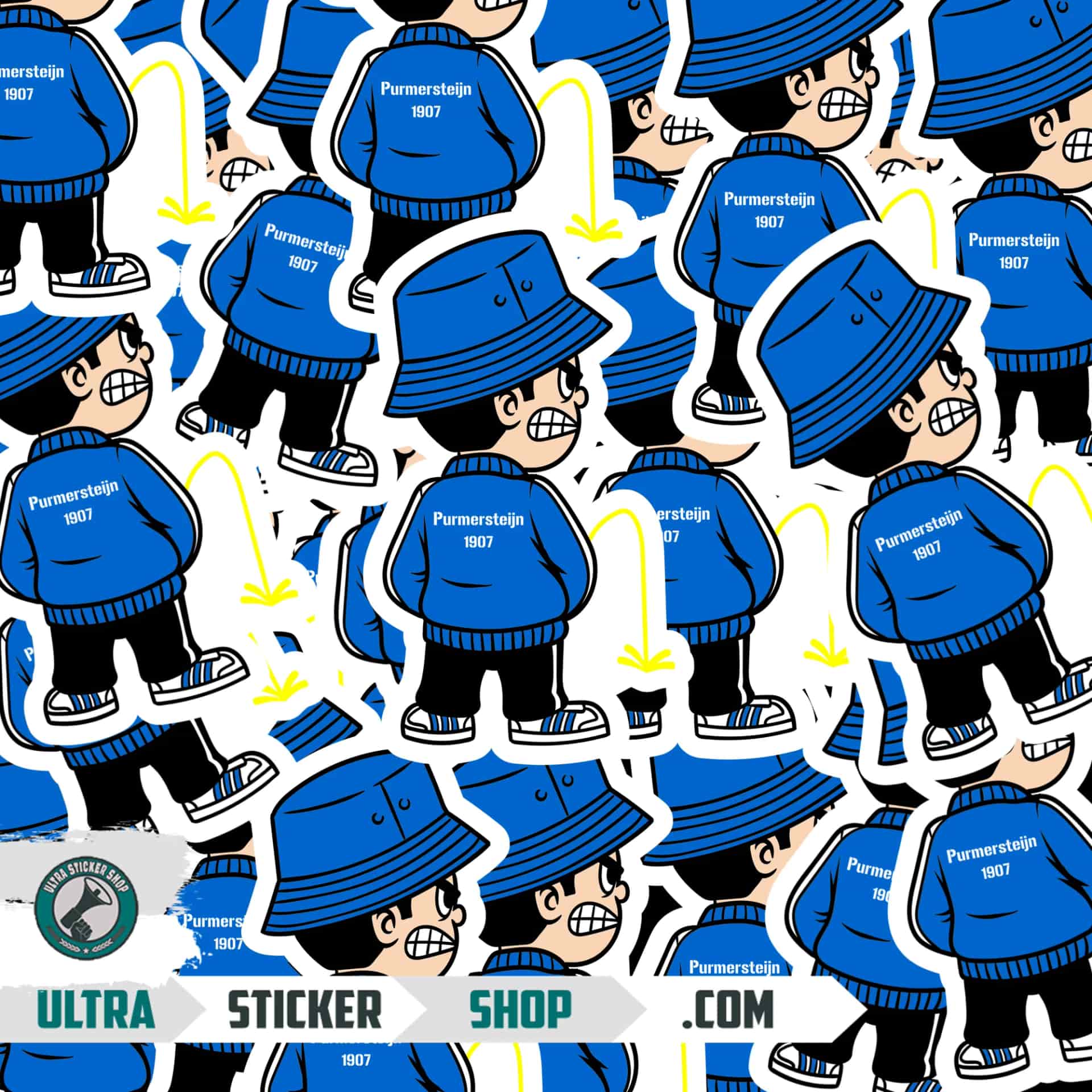 Purmersteijn 1907 Pee Kid Stickers