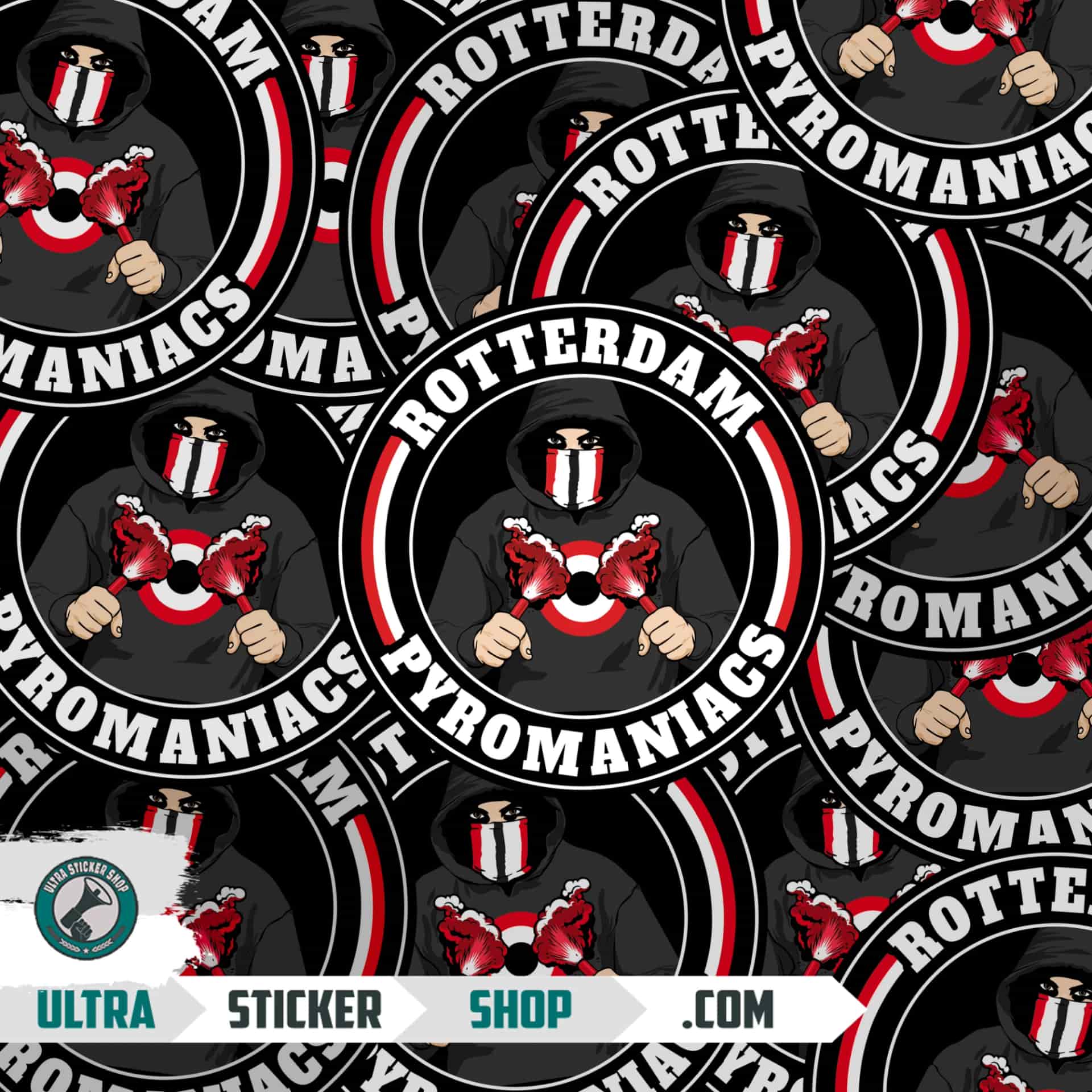 Rotterdam Pyromaniacs Stickers