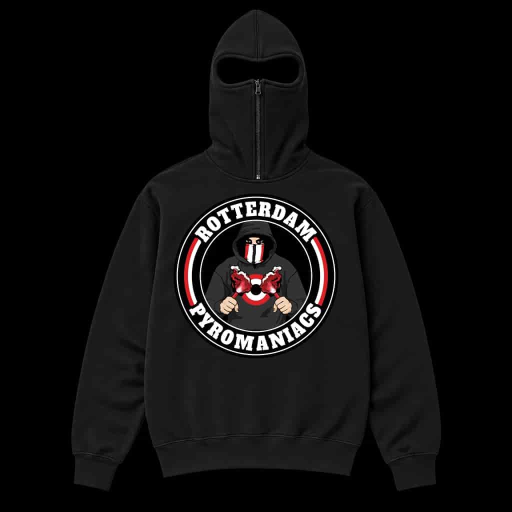 Rotterdam Pyromaniacs Ninja Hoodie