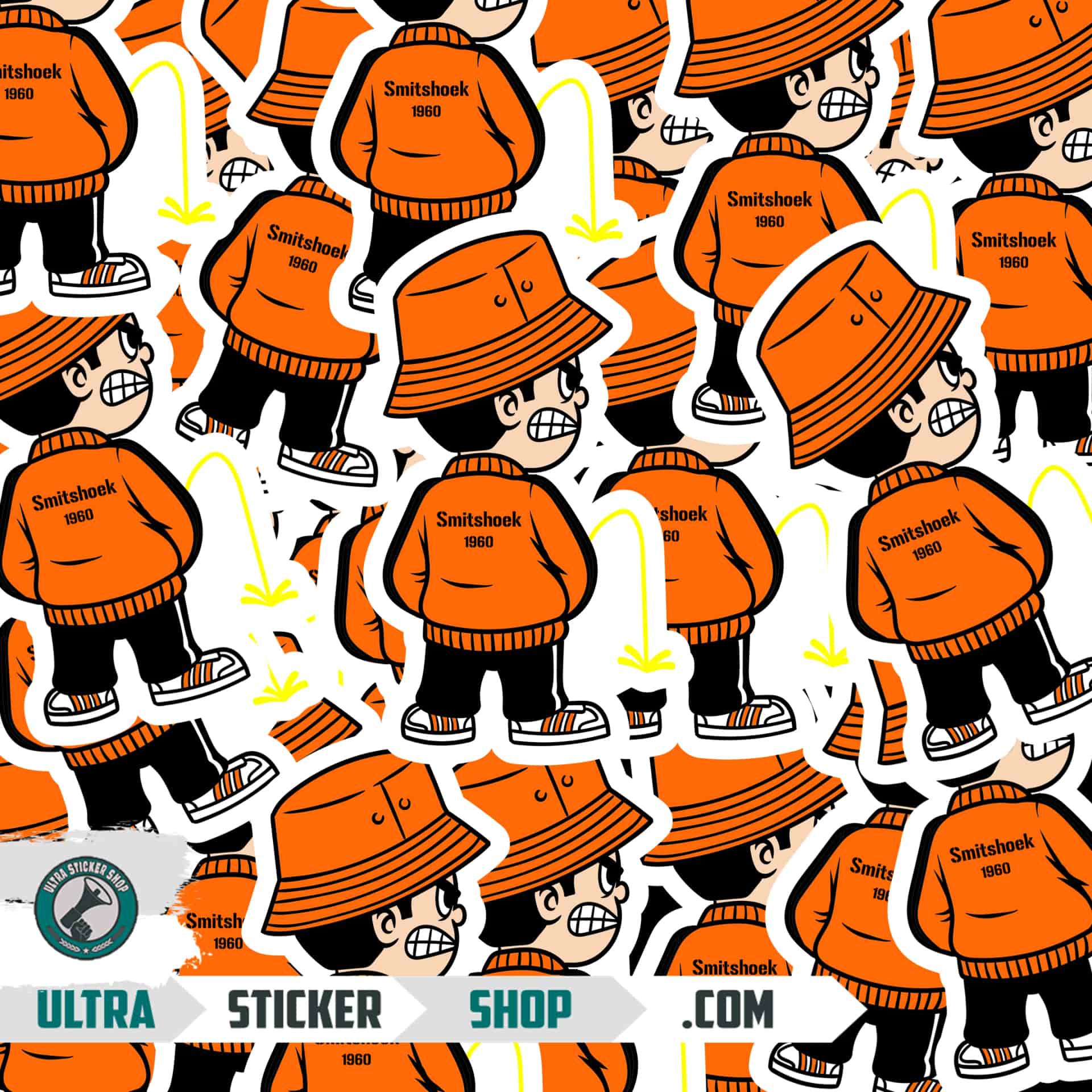 Smitshoek 1960 Pee Kid Stickers