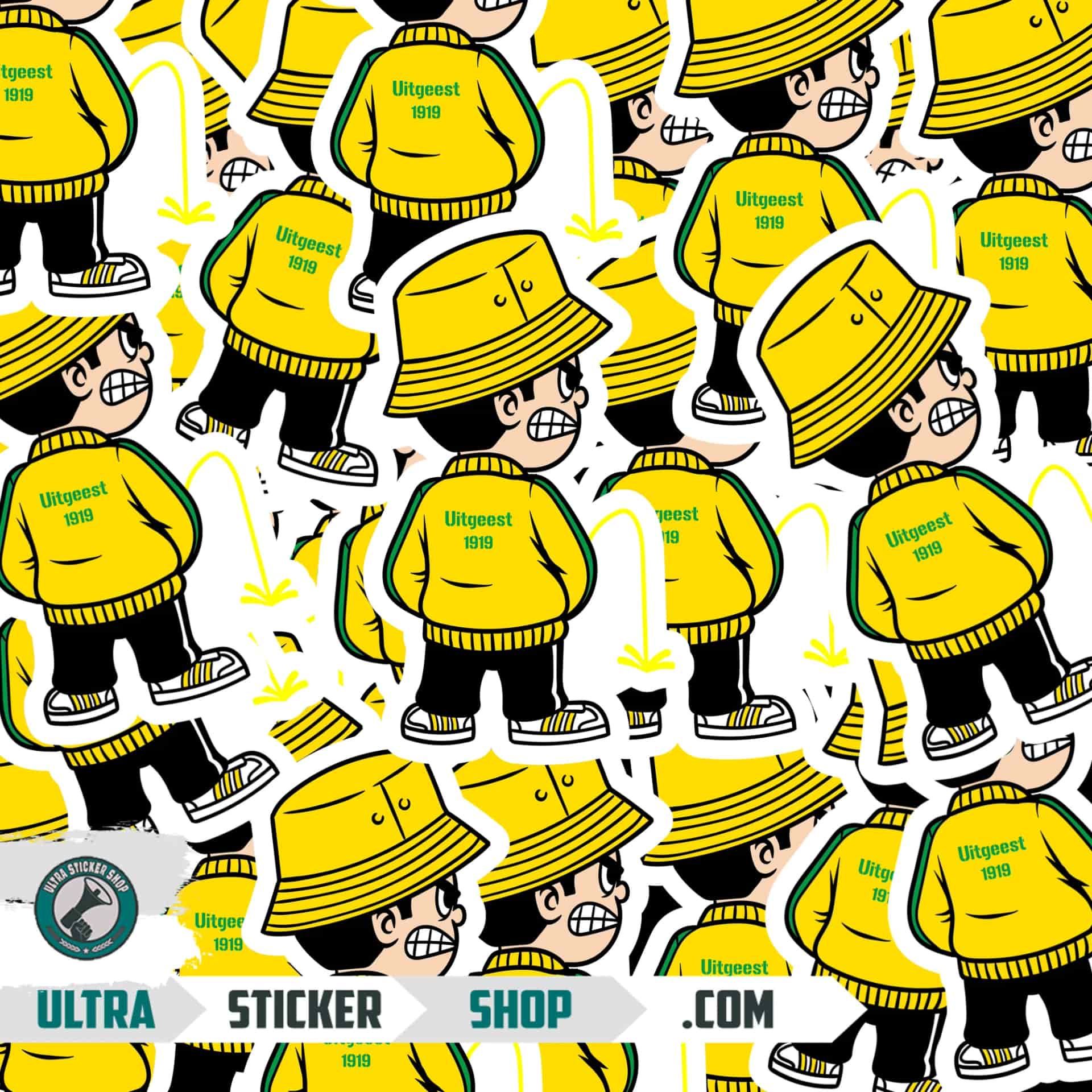 Uitgeest 1919 Pee Kid Stickers