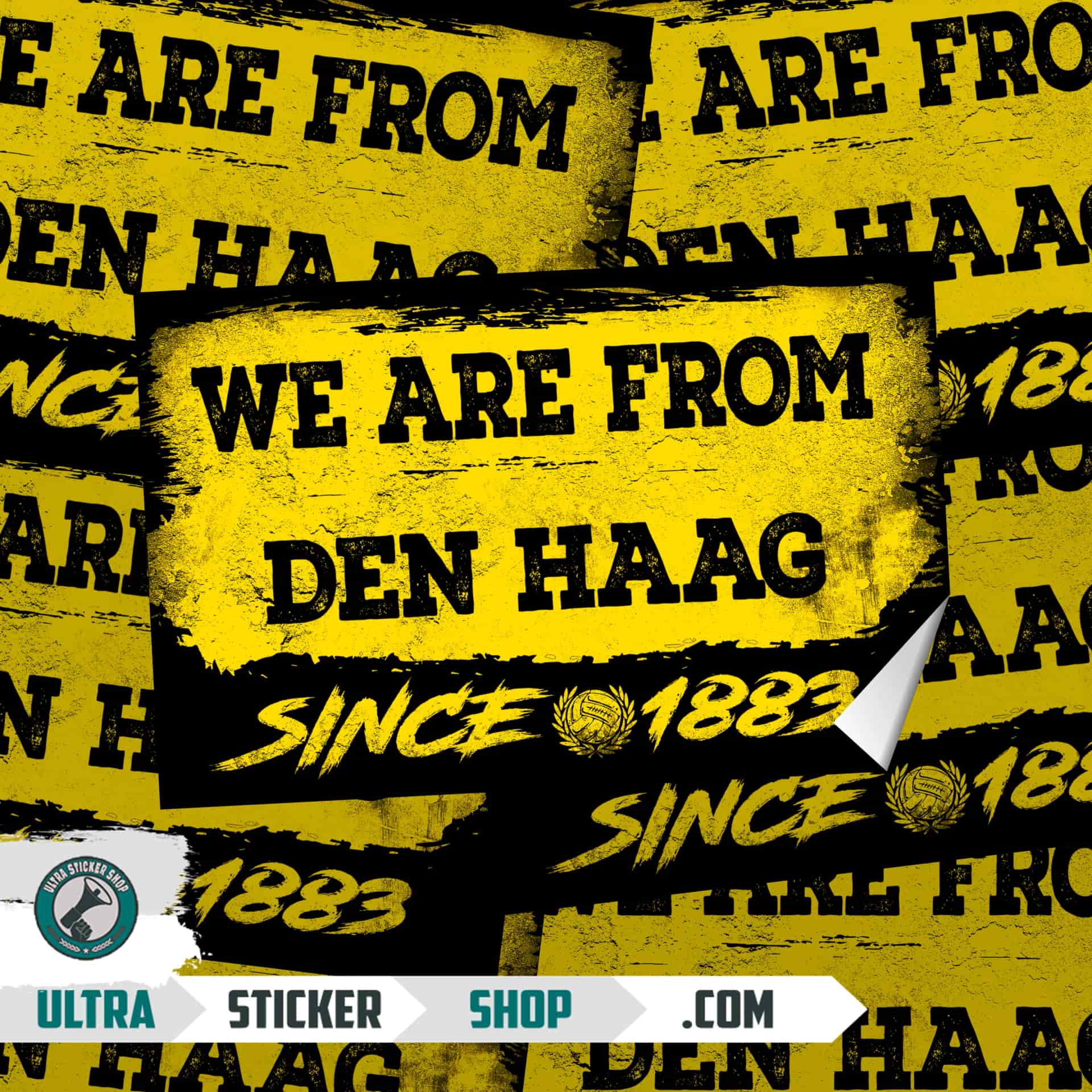 We Are From Den Haag 1883 Stickers